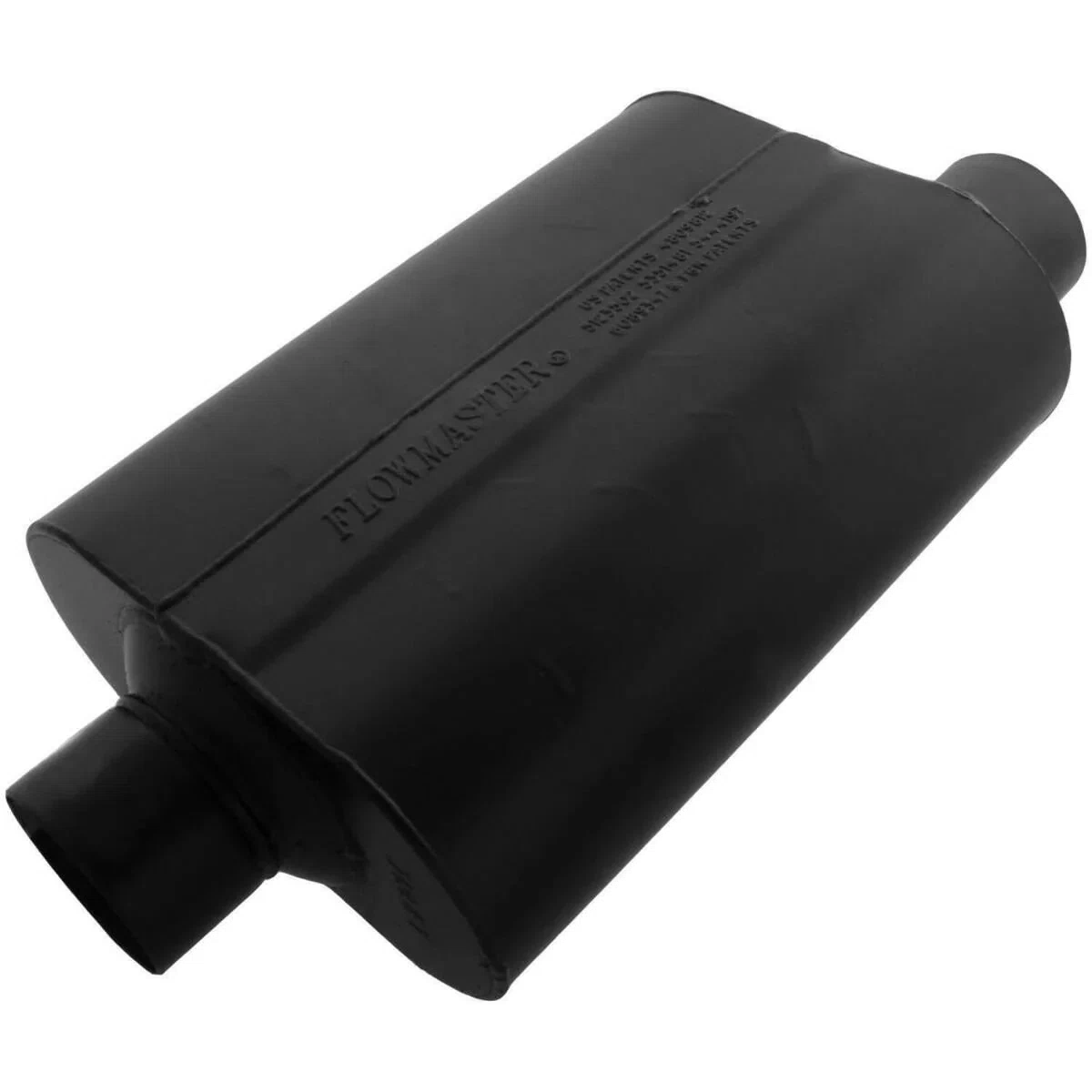 Muffler Super 40_ Series 3_ Center In_3_ Offset Out Aggressive